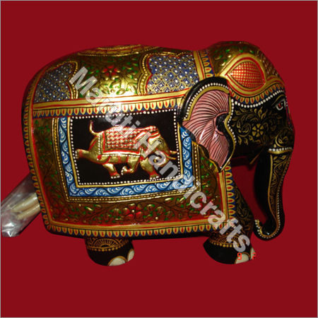 Embossed Wooden Elephant