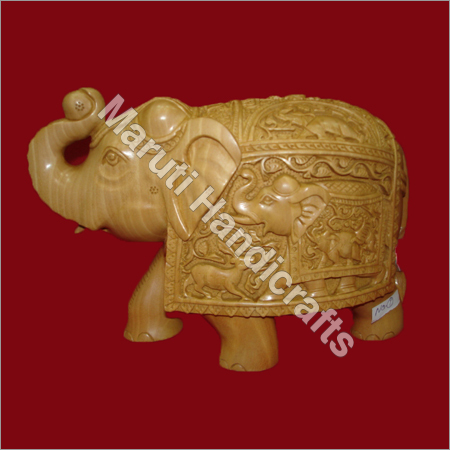 Carved Elephant Statue