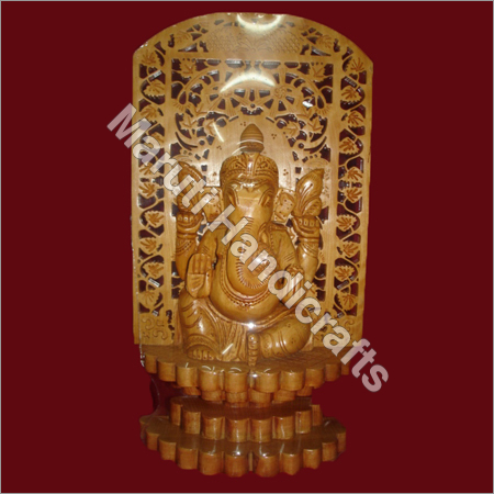 Wooden Ganesh Murti