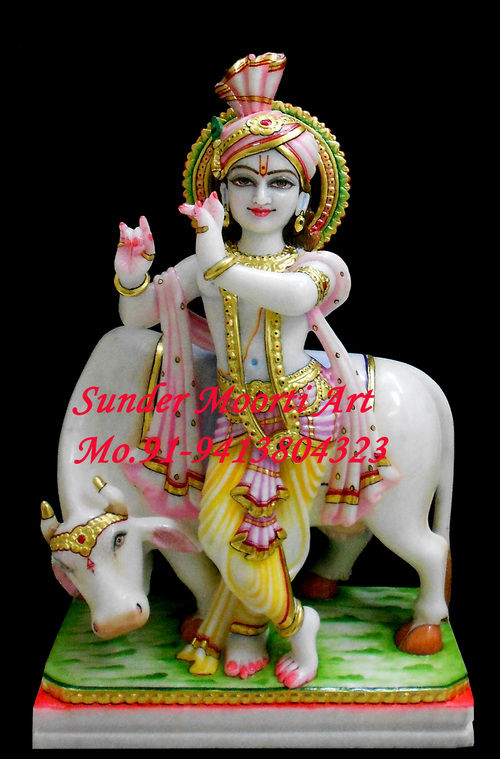 Marble Gopal Krishna Statue