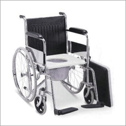Folding Commode Wheelchair