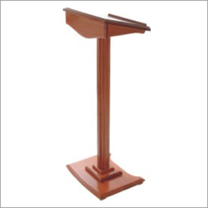 Wooden podium