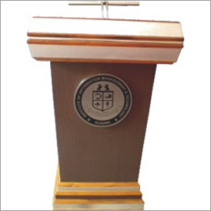 Wooden podium