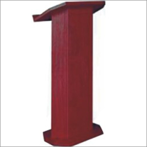 Wooden podium