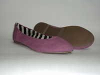 Belly Dance Shoes - Suede, Multiple Sizes, Purple | Slip-on, Comfortable, Stylish, Durable, Lightweight Flat Sole