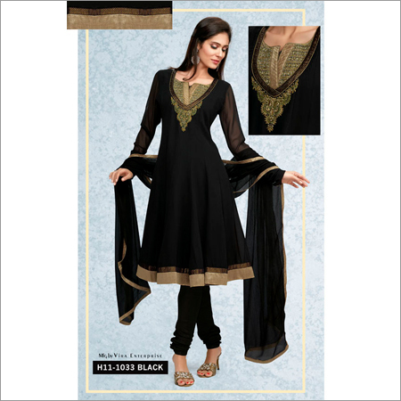 Fancy Black Salwaar Kameez