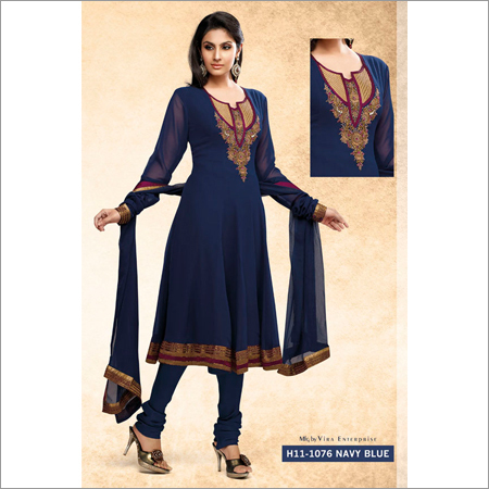 Navy Blue Salwar Kameez