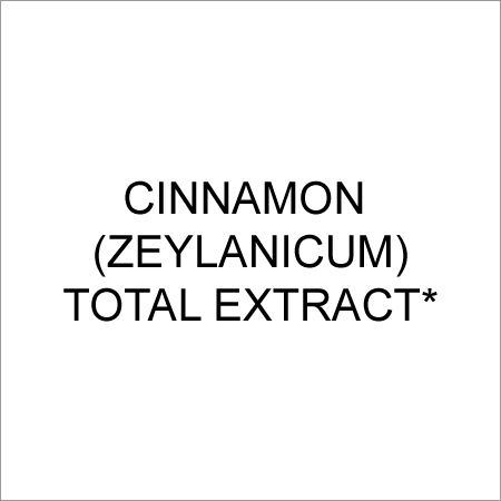 Cinnamon (Zeylanicum) Total Extract