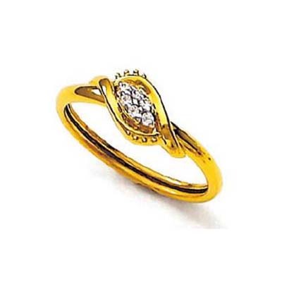 Avsar Real Gold And Diamond TRADITIONAL FANCY SHAPE DIAMOND RING AVR105