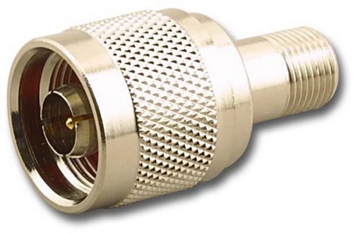 N Male to F Female Adaptor - Brass, PTFE, Silicone Rubber Gasket, 0-11GHz, 50Ω, 500 Cycles, Low Contact Resistance