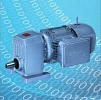 Grey Single Reduction Helical Gear Motor