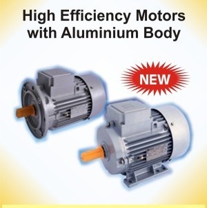 Silver Aluminium Body Motor