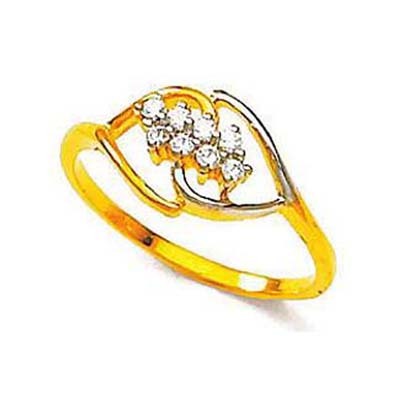 Bling Diamond Accessories Daily Wear EIGHT STONE ROMANTIC HEART SHAPE DIAMOND RING BGR063 