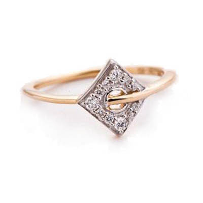 Bling Diamond Accessories Daily Wear SUPERB TRIANGULER SHAPE DIAMOND BGR067
