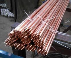 Copper Earthing Rods - Pure Copper 2-20 Kilograms | Non-Expandable High Corrosion Resistance Internally Threaded Enhanced Durability