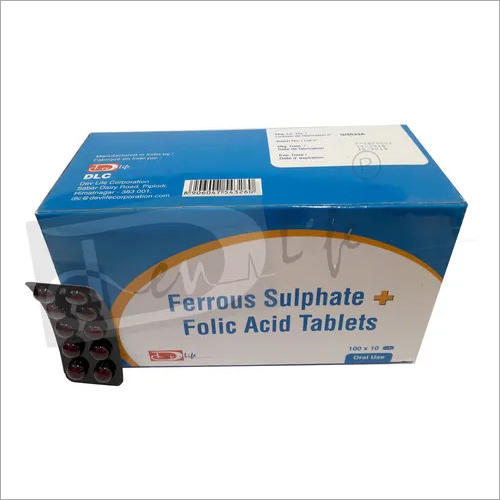 Ferrous Sulphate And Folic Acid - Physical Form: Tablets