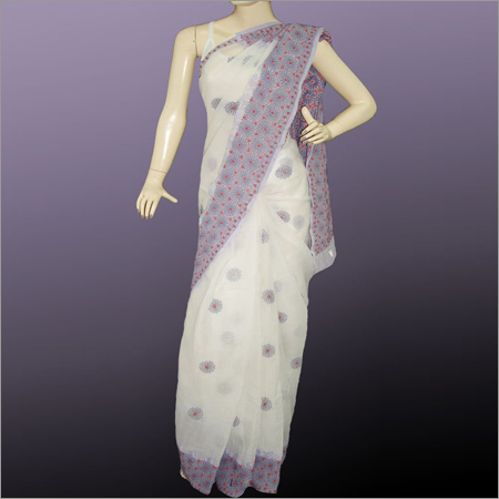 Chikan Cotton Sarees