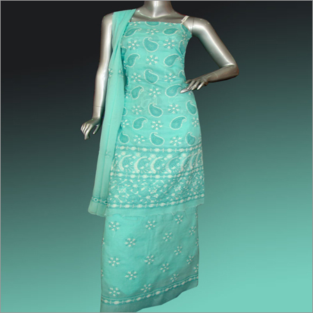Ladies Chikan Suit Piece