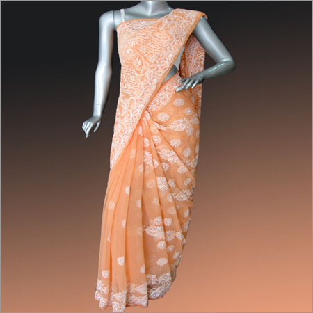 Designer Chikan Sarees