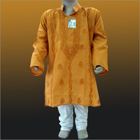 Kids Chikan Kurta Pajama