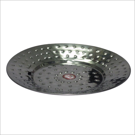 Batasa Tray - Stainless Steel, 30-55cm, Round, Hammered Finish | Lightweight, Durable, Customizable, High Tensile Strength