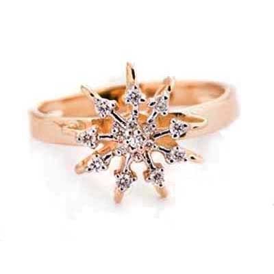 Bling Diamond Accessories Daily Wear UNIQUE STAR DIAMOND RING BGR072