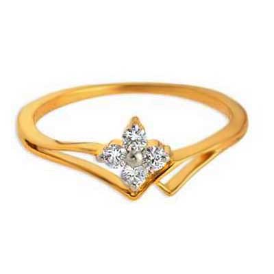 Bling Diamond Accessories Daily Wear A MOUNT FLOWER LOOK DIAMOND RING BGR075