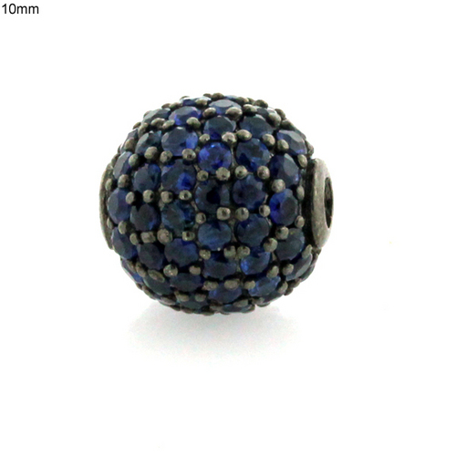 Blue Sapphire Pave Ball