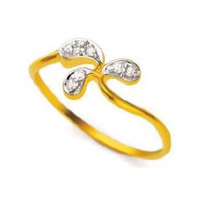 Bling Diamond Accessories Daily Wear BEAUTIFUL EMO FLOWER DIAMOND RING BGR083