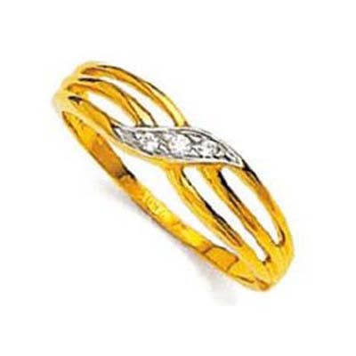 Unique Solitaire Diamond Studio THREE STONE FASCINATING DIAMOND RING UQR043