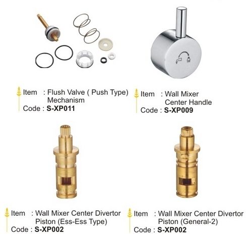 Brass Faucets Concealed Divertor