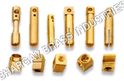 Brass Electrical Pins - Small to Large Sizes, Golden Color with Nickel Plating | CNC Machined, High-Quality Brass Finish, Dimensional Accuracy, Easy Fitting