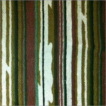 Multi-Color Stripes Canvas Fabric
