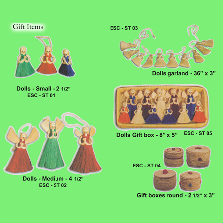 Sisal Fibre Dolls