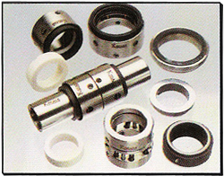 Mechanical Seals - Ceramic Stationary & Silicon Carbide Rotary, 250°C 20 Bar | Single Acting, Direction Independent, Balanced/Unbalanced