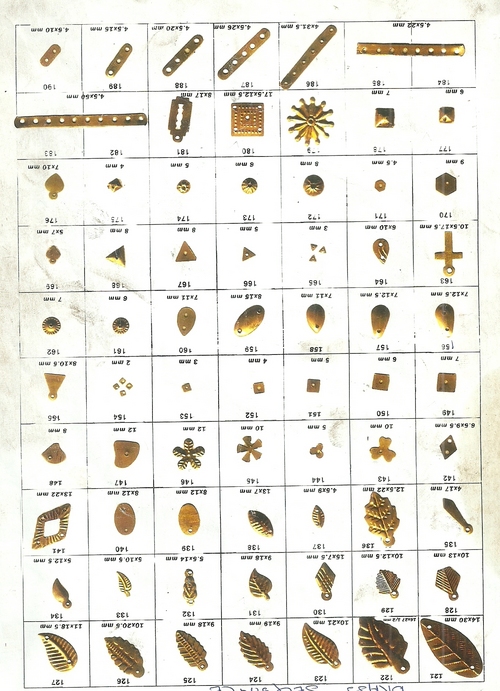 Fashion Brass Sequins