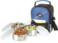 Black And Silver Office Lunch Box