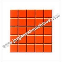 Rubber Chequered Tile Mould
