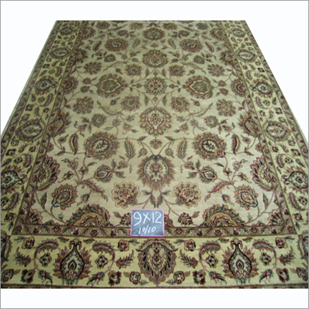 Fancy Handknotted Wool Rug