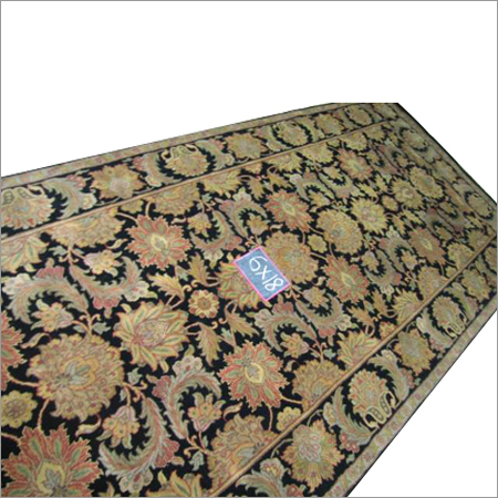 Trendy Handknotted Wool Rug