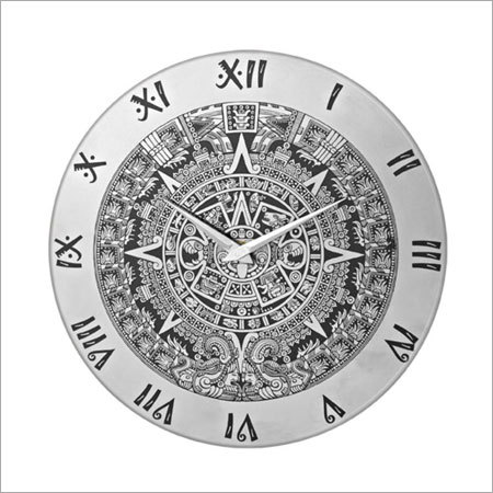 Aztec Round Wall Clock