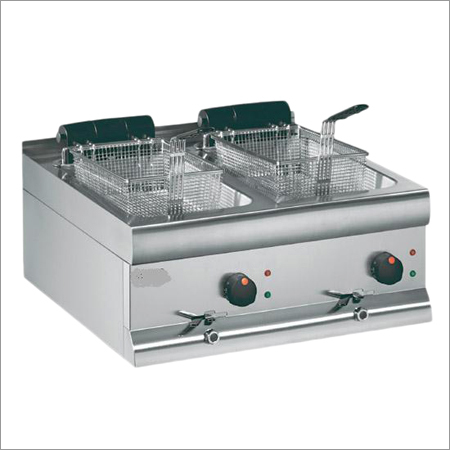 Stainless Steel Deep Fat Fryer Double