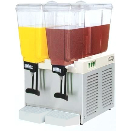 Juice Dispenser - Stainless Steel & Metal, Two Chamber Design with Low Maintenance & Long Operational Life