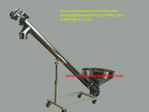 Manufacturer of Industrial Screw Conveyor - Stainless Steel, Up to 12m Length, 0.75-7.5kW Motor Power | Efficient Transport, Durable Design, Customizable Length