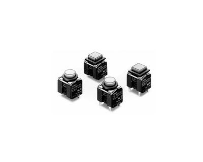 Black Omron A3A Lighted Pushbutton Switch