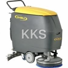 Battery Scrubber Drier - 440mm Cleaning Width 45L Tank 24V | Battery Powered Compact User Friendly