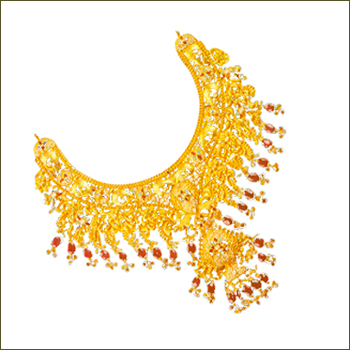 22K Antique Gold Necklace Set