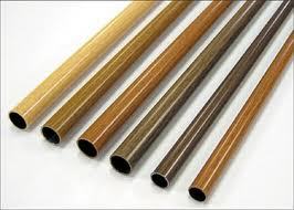 Wood Finish Curtain Rods