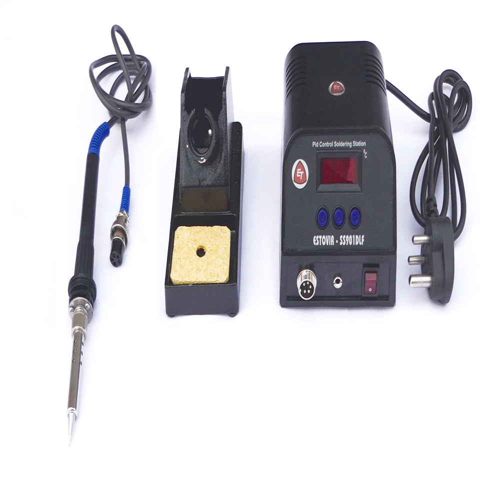 Black Digital Display Soldering  And De-Soldering Station