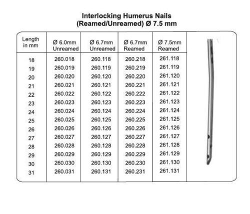 interlocking humerus nails